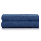Navy Blue 100% Cotton Towel Set